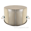 Oblique Style Short Stainless Steel Soup Barrel